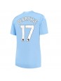 Manchester City Kevin De Bruyne #17 Domácí Dres pro Dámské 2023-24 Krátký Rukáv